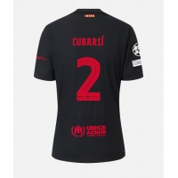 Camisa de Futebol Barcelona Pau Cubarsi #2 Equipamento Secundário 2024-25 Manga Curta